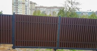 Купить распашные ворота из штакетника Конаково, цена от 2787 руб.