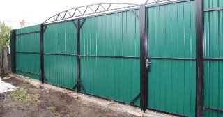 Купить ворота из профнастила Конаково, цена от 4154 руб.